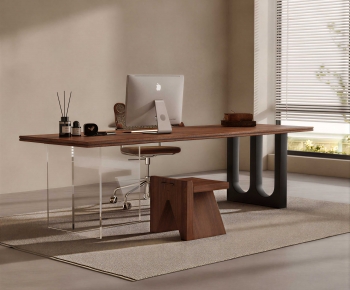 Modern Office Desk And Chair-ID:311383967