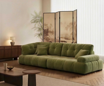 New Chinese Style A Living Room-ID:913100249
