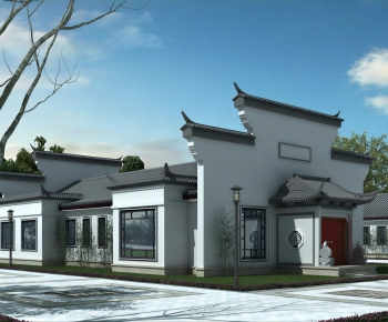 New Chinese Style Ancient Architectural Buildings-ID:675615073