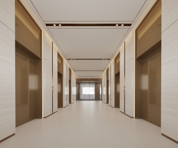 Modern Corridor/elevator Hall-ID:923789021