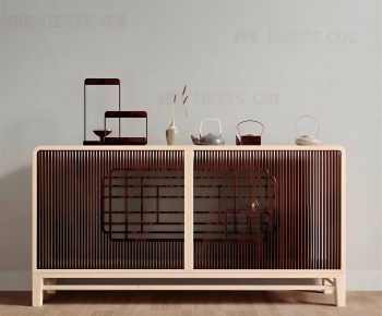 New Chinese Style Side Cabinet-ID:979676014