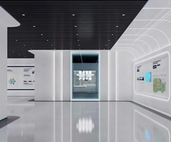 Modern Exhibition Hall-ID:315831909