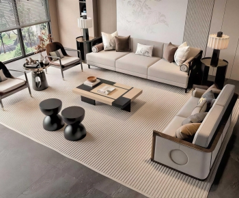 New Chinese Style Sofa Combination-ID:978976011