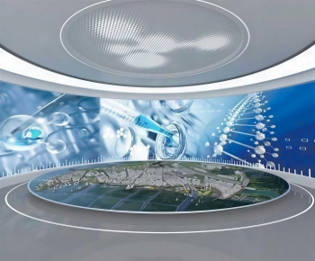 Modern Exhibition Hall-ID:640535127