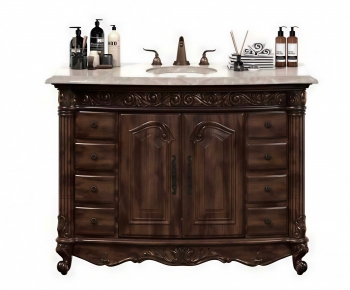 European Style Bathroom Cabinet-ID:107710456
