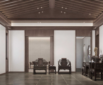 Chinese Style A Living Room-ID:152219068