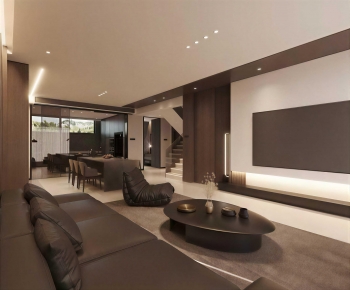 Modern A Living Room-ID:499136928