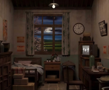 Retro Style Study Space-ID:286619901