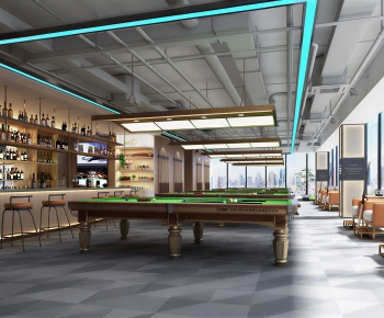 Modern Billiard Room-ID:946245912