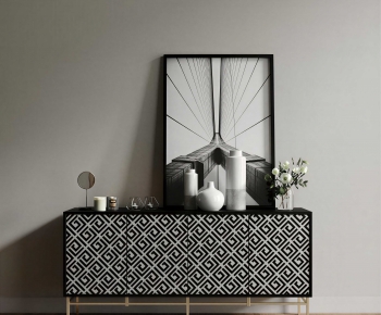 Modern Entrance Cabinet-ID:221931938