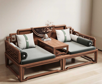 New Chinese Style Arhat Bed-ID:698128943