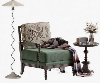 American Style Single Sofa-ID:929505119