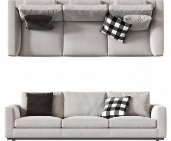 Modern Three-seat Sofa-ID:842649949