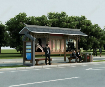 New Chinese Style Building Component-ID:920384887