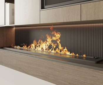Modern Electronic Fireplace-ID:878799923