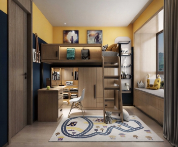 Modern Boy's Room And Son's Room-ID:728262905