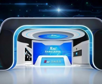 Modern Exhibition Hall-ID:813054086