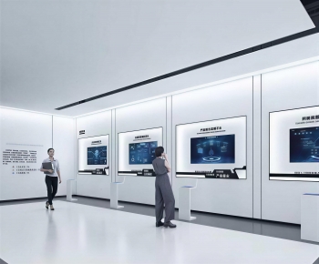 Modern Exhibition Hall-ID:605070675