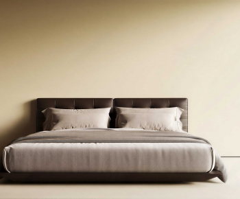 Modern Double Bed-ID:538677939