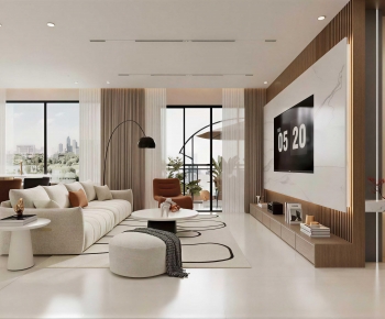 Modern A Living Room-ID:960971125