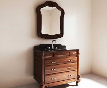 European Style Bathroom Cabinet-ID:600644114
