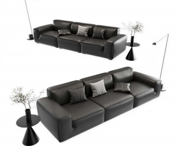 Modern Three-seat Sofa-ID:370209275