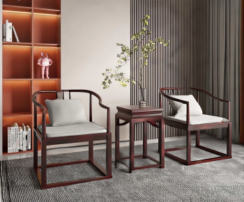 New Chinese Style Lounge Chair-ID:856913099