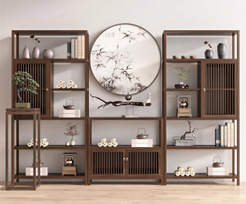 New Chinese Style Antique Rack-ID:465589055