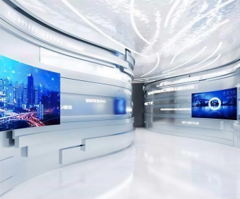 Modern Exhibition Hall-ID:418783901