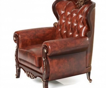 European Style Single Sofa-ID:287949094