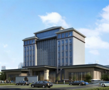 Modern Appearance Of Commercial Building-ID:594330073