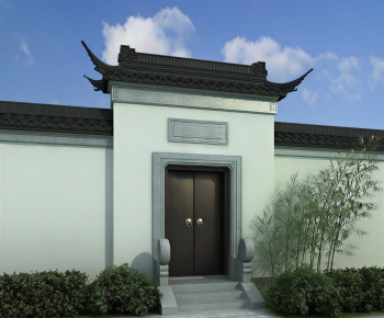 Chinese Style Facade Element-ID:376429083