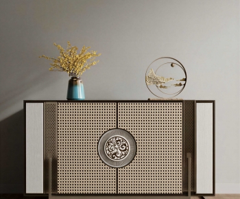 New Chinese Style Side Cabinet-ID:914741041