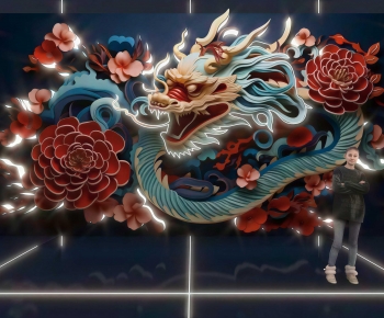 New Chinese Style Sculpture-ID:667789039