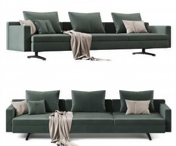 Modern Three-seat Sofa-ID:407602071