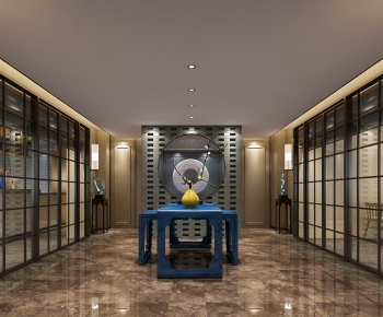 New Chinese Style Hallway-ID:163768055