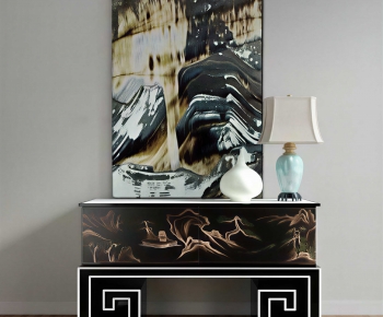 New Chinese Style Side Cabinet-ID:448414091