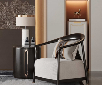 New Chinese Style Single Sofa-ID:104570493