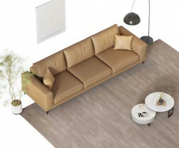 Modern Three-seat Sofa-ID:357549912
