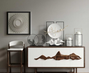 New Chinese Style Side Cabinet-ID:469290979