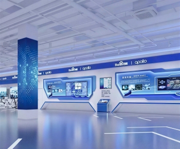 Modern Exhibition Hall-ID:814661981