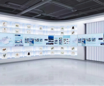 Modern Exhibition Hall-ID:586040977