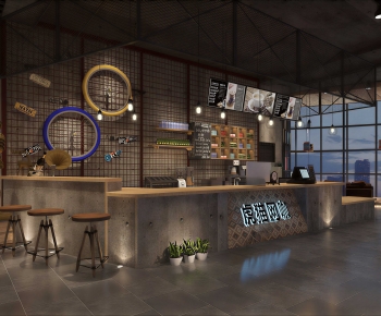 Industrial Style Internet Cafe-ID:503240112