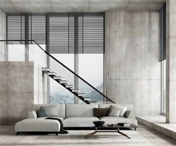 Modern A Living Room-ID:711124901