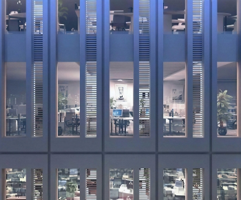 Modern Appearance Of Commercial Building-ID:230262991