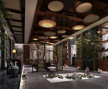 New Chinese Style Teahouse Tea House-ID:311748987