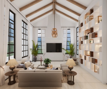 Modern A Living Room-ID:862485892