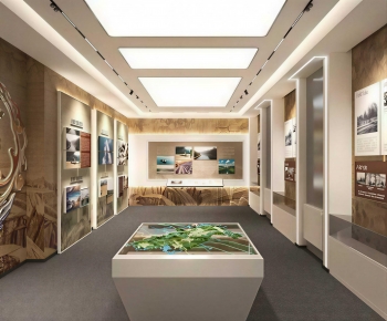 Modern Exhibition Hall-ID:813744073