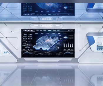 Modern Exhibition Hall-ID:605761057