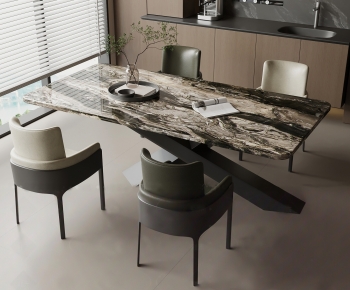 Modern Dining Table And Chairs-ID:702436925